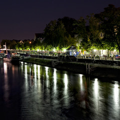 ночная набережная Дуная