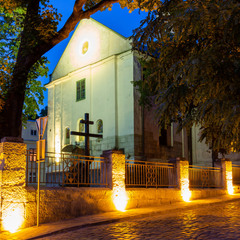 Церква святого Миколая вночі
