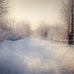 Зима в селі