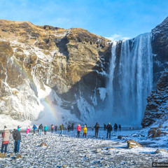Исландия, водопад Скоугафосс