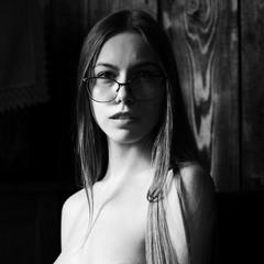 Girl with glasses