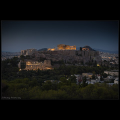 Ночь над древним Акрополем