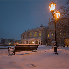 неожиданная зима в южном городе)