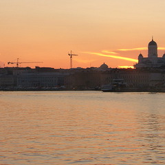 Закат над Хельсинки