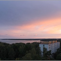 Закат в шхерах Балтики