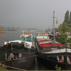 Rainy day in Amsterdam