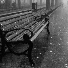 одинокая  скамейка......