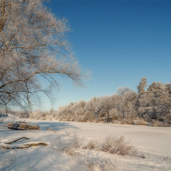 Зима на річці