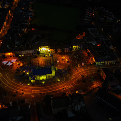 Ancient town at night - Нічне старовинне містечко (Listowel, Co.Kerry, Ireland)