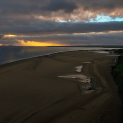 An breacadh an lae ag Inbhear na Sionainne - Dawn at the Shannon Estuary - Світанок над р.Шеннон 2