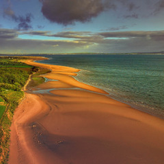 An breacadh an lae ag Inbhear na Sionainne - Dawn at the Shannon Estuary - Світанок над р.Шеннон