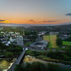 The village is waking up (Ireland, Co. Kerry, Listowel) - Містечко прокидається