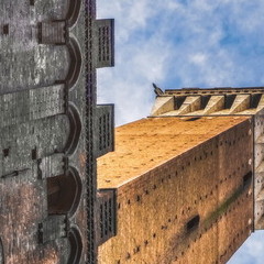 Sky's Rectangle. (Torre del Mangia - Looking up)