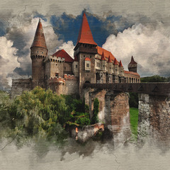 Замок Корвинов, Трансильвания