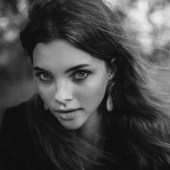 Anya (Black and White Portrait)