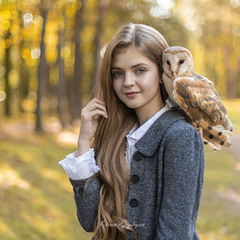 Девочка и сова