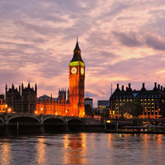 вечірній Вестмінстер з Біг-Беном...