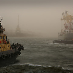 Буря в Херсонском порту