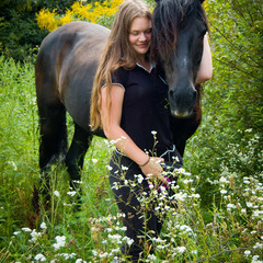Портрет с конём