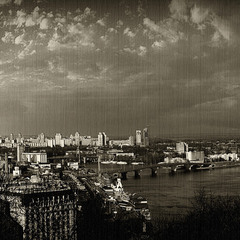 Panoramic view of the Dnipro