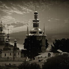 Sunset over the Lavra