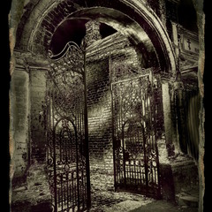 Old wrought-iron gates
