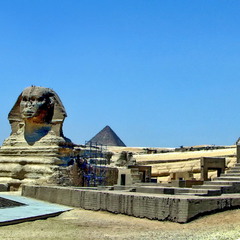 Пирамида Хафры и Великий Сфинкс