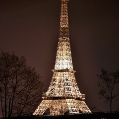 Eiffel Tower light (made in Kharkov)
