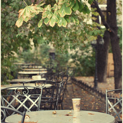 Осеннее кафе