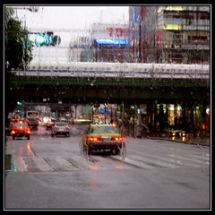 В Токио дождь