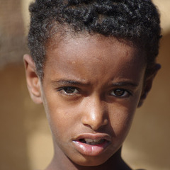 Портрет мальчика, Египет, поселение бедуинов Марса Алам
