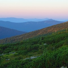 Світанок в горах