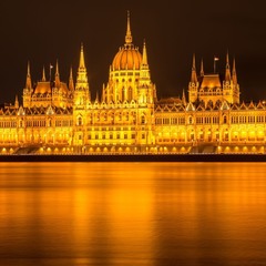 Ночной Будапешт. Парламент 2
