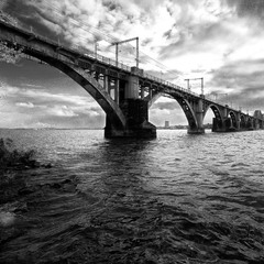 Мост через Днепр.