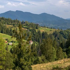 панорама Карпат поблизу смт. Славсько