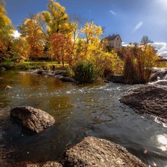 В осінніх променях сонця