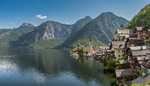 Ancient village Hallstatt .