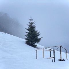 Зима в горах