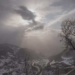 прояснення після снігу