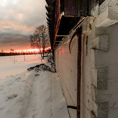 Зима в украинском селе