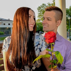 Фото з розою Love story