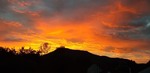 Coucher de soleil dans les Vosges ...