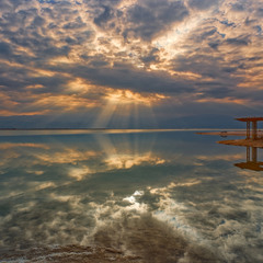 Мёртвое море,восход