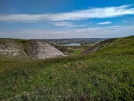 Панорама з крейдяної скелі (Білокузьминівка, Донецька область)
