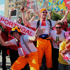 Пристрасні Португальські вболівальники
