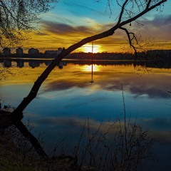 захід сонця