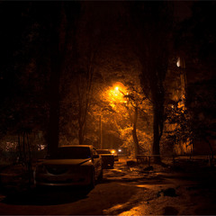 Машина, улица, фонарь...