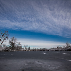 Змерзле "Кам"яне" озеро.