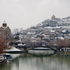 Тбилиси под снегом